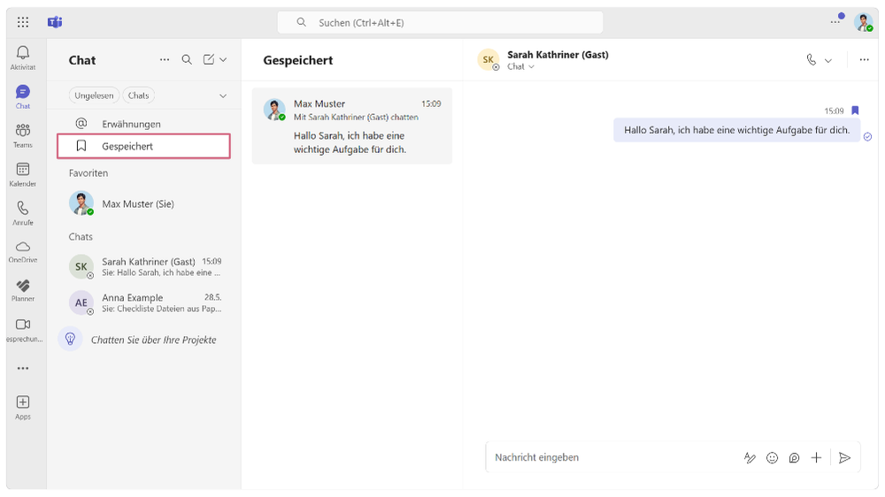 Neue Features in Microsoft Teams