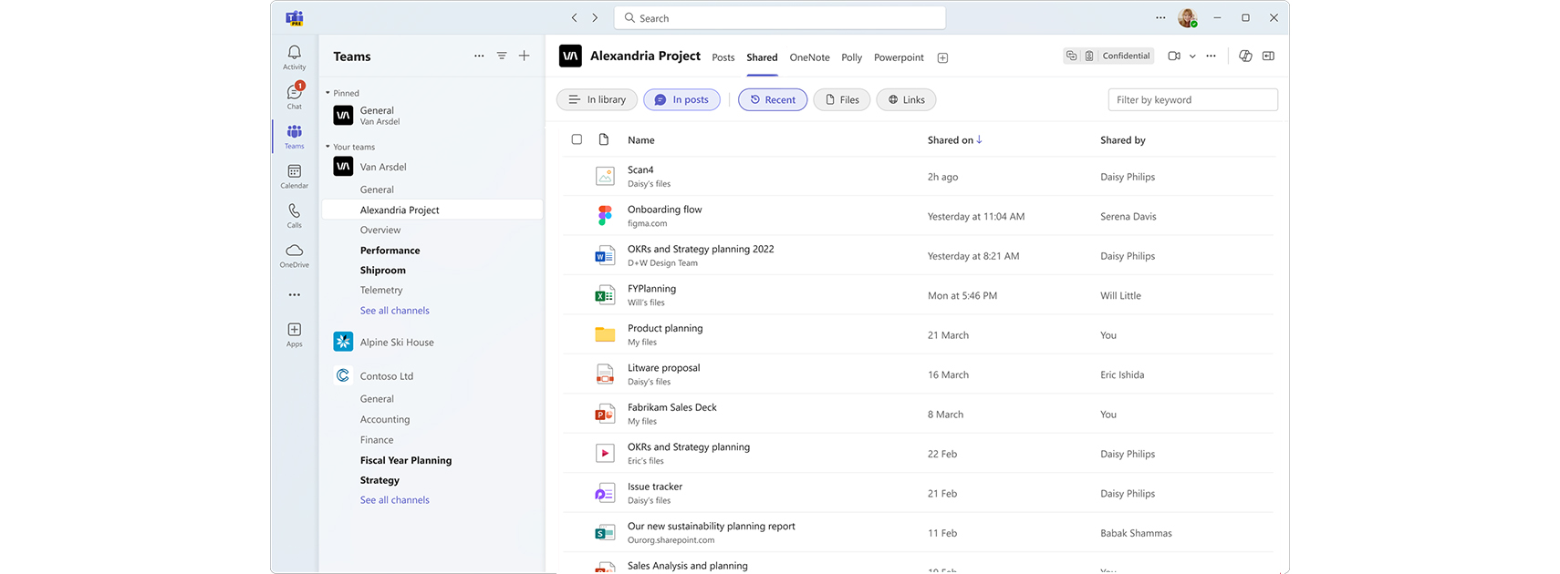 arcade Produkt-News: Microsoft Teams wird noch übersichtlicher - Dateien wird zu geteilt