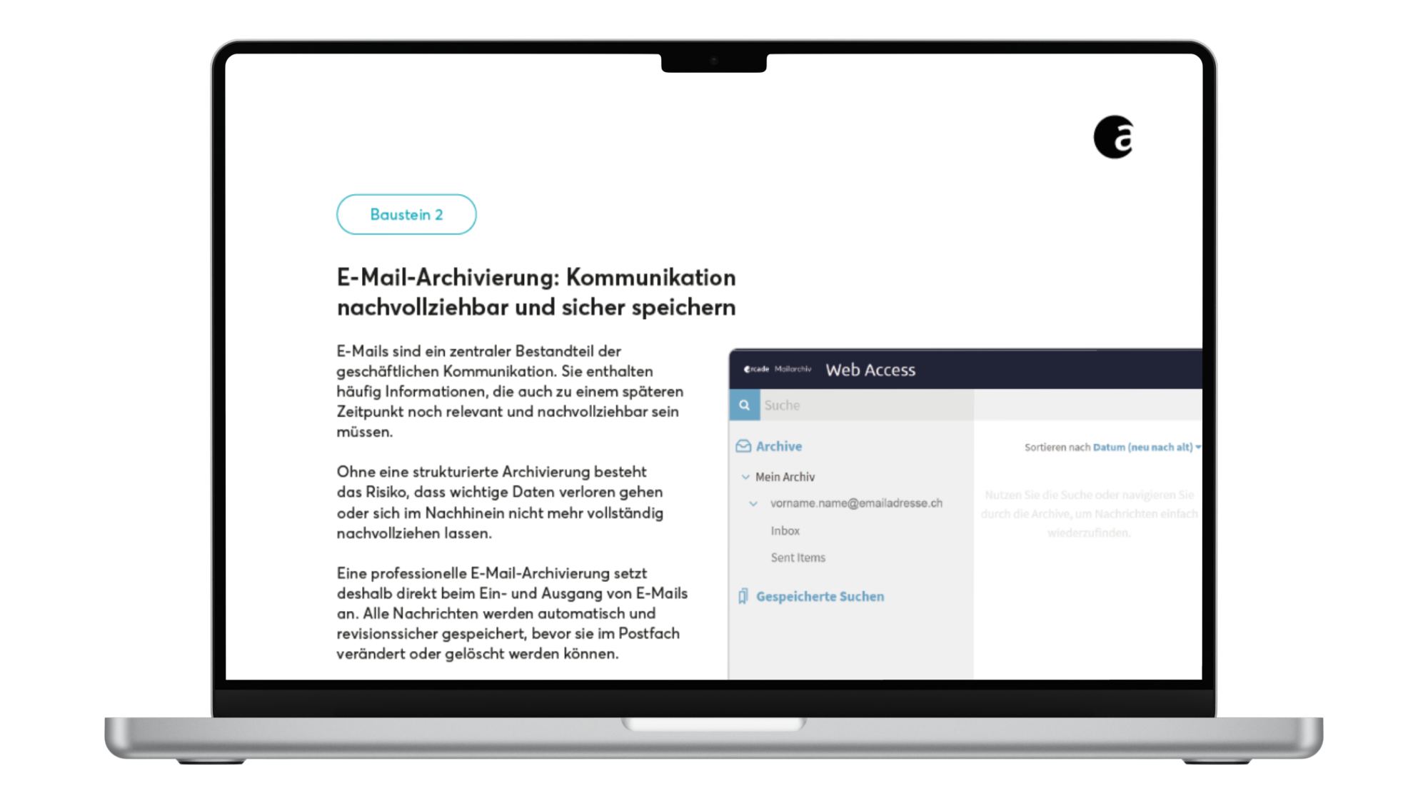 arcade Leitfaden: 3 Bausteine der E-Mail-Sicherheit