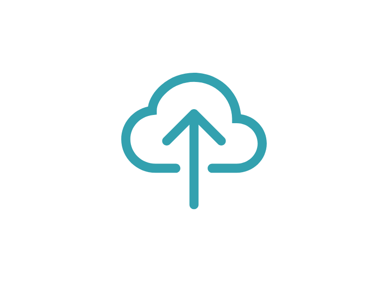 Moderne Datenablage: Upload der Daten in die Cloud